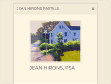 Tablet Screenshot of jeanhirons.com